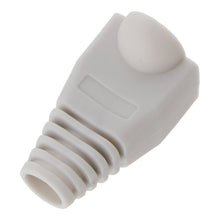 100 stuks RJ45 netwerk kristalhoofd hoesje grijs