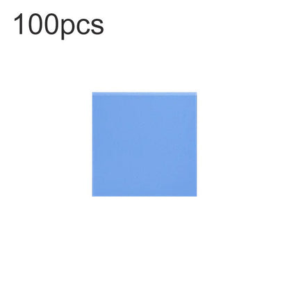 100 stuks/Box MaAnt DR - 03 12x12x1,5mm thermisch isolerende siliconenplaat blauw
