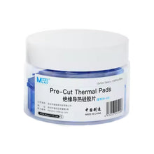 100 stuks/Box MaAnt DR - 03 12x12x1,5mm thermisch isolerende siliconenplaat blauw