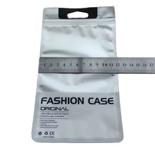 1000 stuks 12*21.5cm plastic ritssluiting transparante verpakking voor 5.5 inch mobiele telefoon zilver