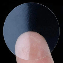 1000 stuks 25mm transparante ronde stickers voor verzegeling verpakking