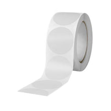1000 stuks 25mm transparante ronde stickers voor verzegeling verpakking