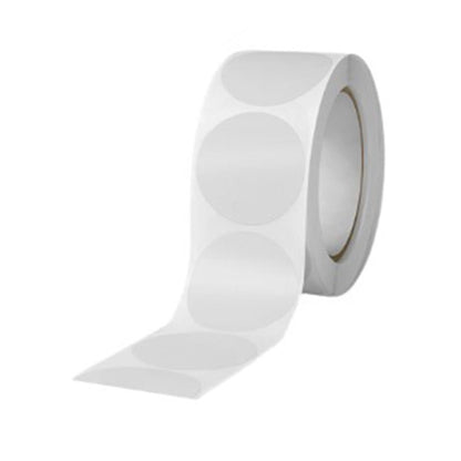 1000 stuks 25mm transparante ronde stickers voor verzegeling verpakking