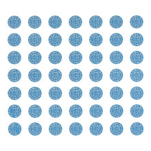 1000 stuks garantie label stickers blauw