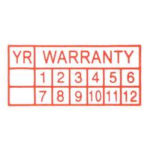 10000 stuks 16mm*8mm rechthoekige garantie - etiket stickers rood