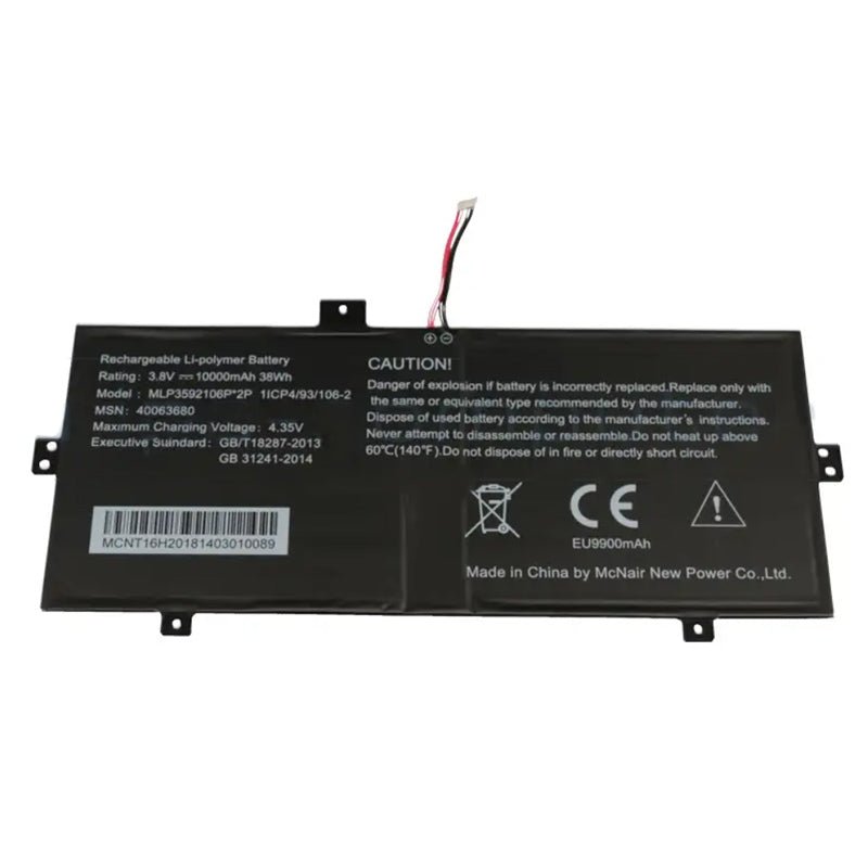 10000mAh batterij voor Medion Akoya E2221T OEM