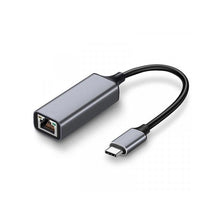 100Mbps USB - C 3.1 naar RJ45 Ethernet adapter grijs