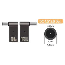 100W USB - C (Female) naar 4.5*3.0mm (Male) Snelle Oplader voor Dell Laptop