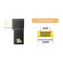 100W USB - C (Female) naar Square (Male) Sneloplader voor Lenovo Laptop