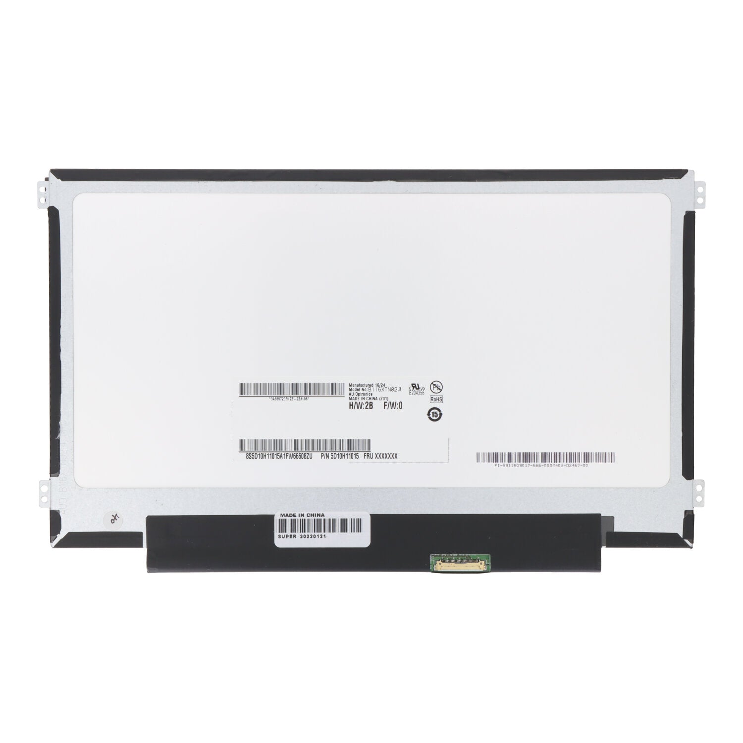 11.6 inch B116XTN02.2 lcd display non - touch glossy 1366*768 origineel edp 30pin