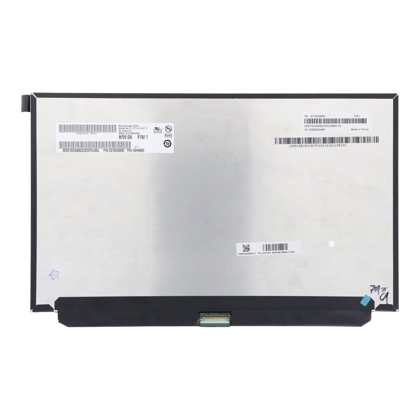12.5 Inch B125HAN02.2 LCD Display Mat 1920*1080 Origineel 30Pin