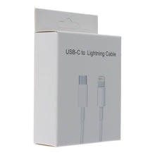 12IC 1M 28W USB - C naar Lightning kabel met verpakking voor iPhone 11 - 14 Pro Max Wit HQ