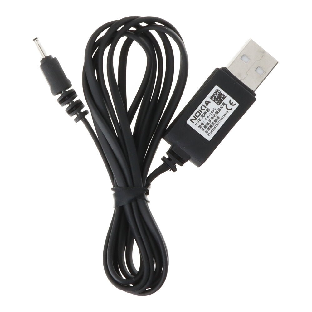 1.2M CA - 100C USB Oplaadkabel voor Nokia AC - 8C HQ Black