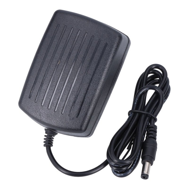 12V 3A 5.5*2.5mm oplader EU stekker met 1M DC kabel zwart
