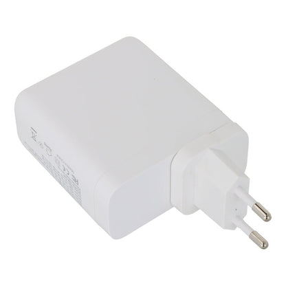 130W USB - C*2+USB*2 vier poorten GaN Snel lader met verpakking EU Plug Wit