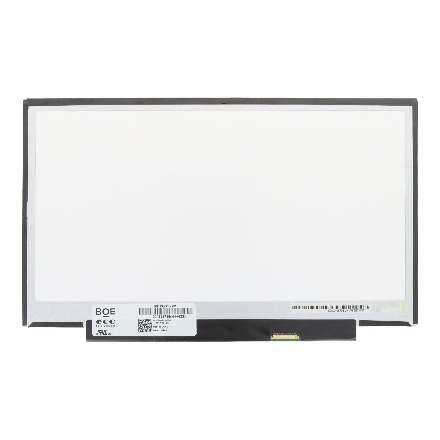 13.3 inch HB133WX1 - 201 LCD Screen non - touch mat 1366*768 60Hz origineel eDP 30pin b versie