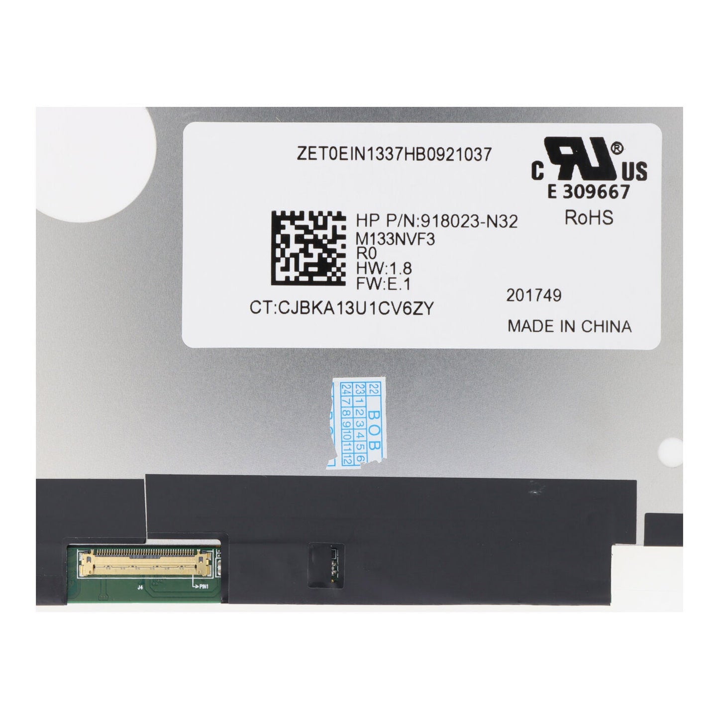 13.3 inch M133NVF3 - R0 LCD scherm non - touch 1920*1080 origineel eDP 40Pin