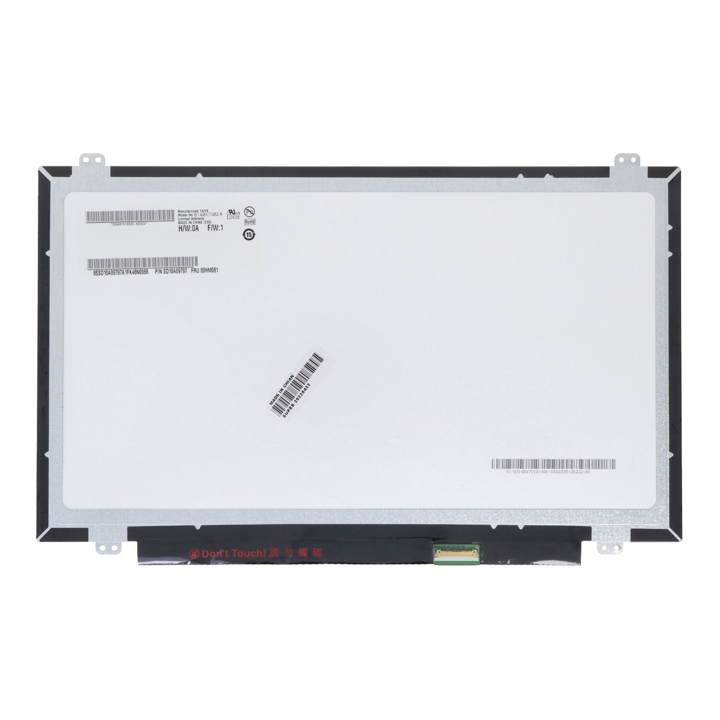 14 inch B140XTN07.1 LCD display mat 1366*768 Origineel 30Pin