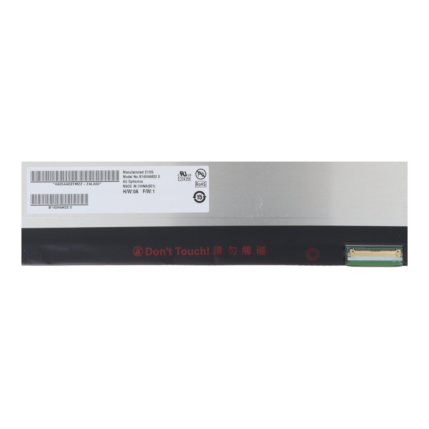 14,0 inch B140HAK02.0 LCD - scherm met touch 1920*1080 60Hz Origineel 40Pin