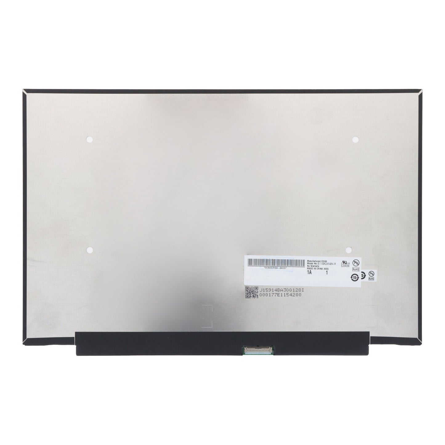 14.0 Inch B140QAN04.0 LCD Display Non - Touch 2880x1800 Origineel