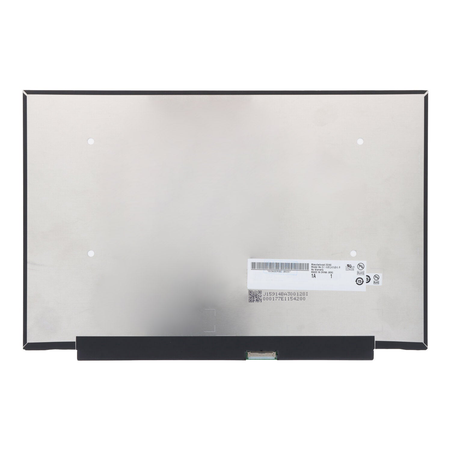 14.0 Inch B140QAN04.0 LCD Display Non - Touch 2880x1800 Origineel