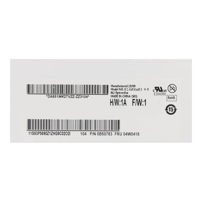 14.0 inch B140XW03 - V0 LCD scherm niet - touch glanzend 1366*768 60Hz Origineel LVDS 40Pin