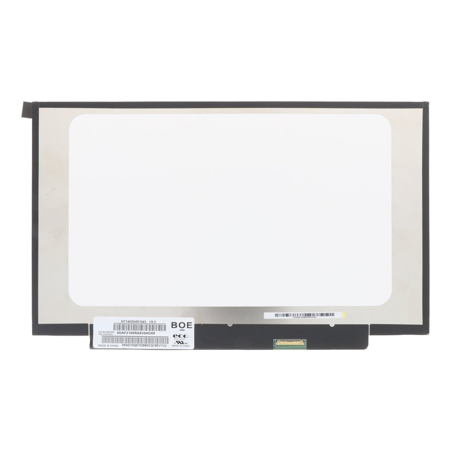 14.0 Inch NT140WHM - N43 LCD Display Glanzend 1366*768 Origineel 30Pin