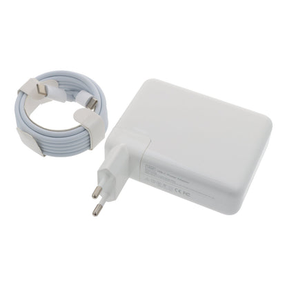 140W oplader met 2M dual USB - C kabel voor MacBook Wit HQ zonder logo EU adapter