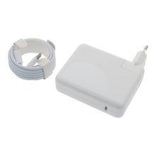 140W oplader met 2M dual USB - C kabel voor MacBook Wit HQ zonder logo EU adapter
