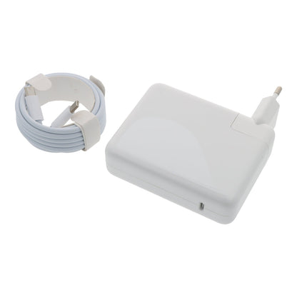140W oplader met 2M dual USB - C kabel voor MacBook Wit HQ zonder logo EU adapter