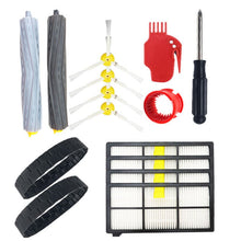 15 in 1 borstel + filterpatroon + bandenhoes + schroevendraaierset voor iRobot Roomba 800 serie / 900 serie HQ