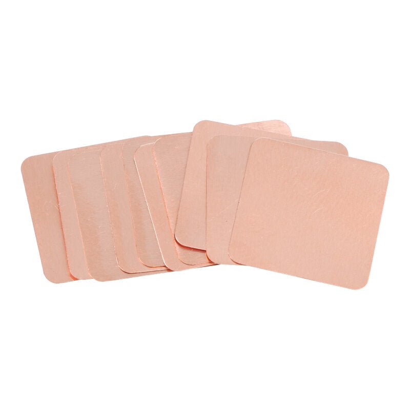 15*15*0.1mm koperen koellichaam voor telefoonreparatie chip 10 stuks per set