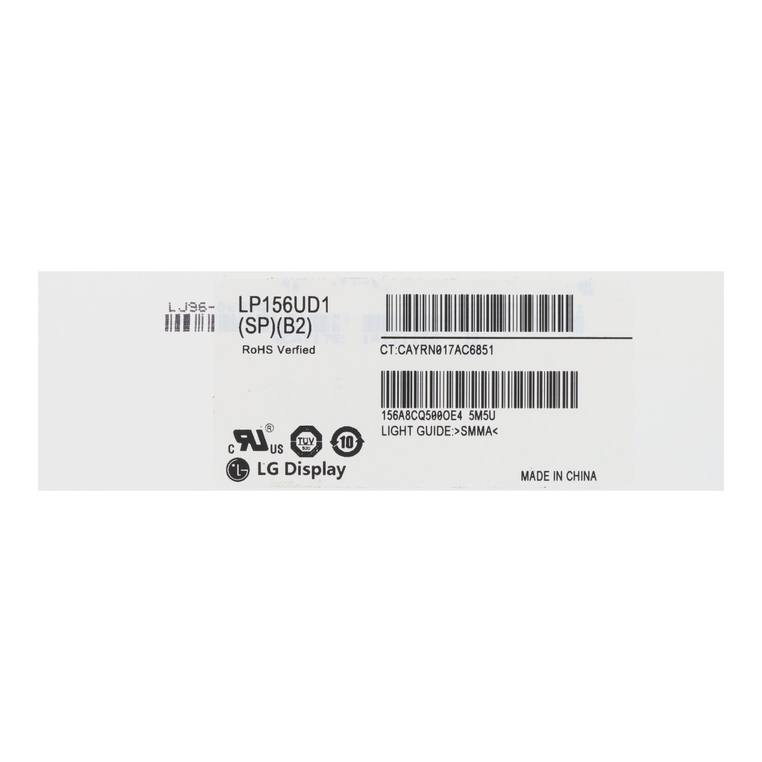 15.6 inch LP156UD1 - SPB2 LCD scherm mat 3840*2160 origineel eDP 40Pin