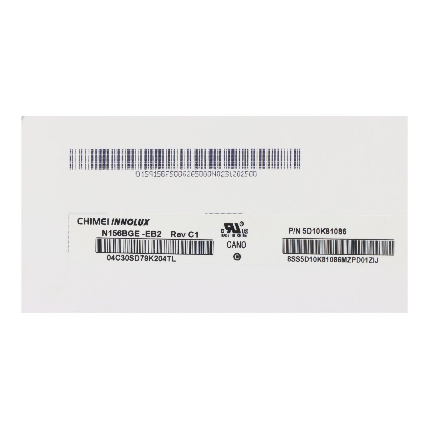 15.6 Inch N156BGE - EB2 Rev.C1 LCD Display Non - Touch 1366*768 60Hz Origineel eDP 30Pin