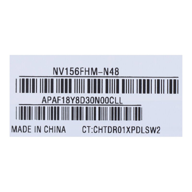 15.6 Inch NV156FHM N61 LCD display Matte 1920*1080 Origineel 30Pin