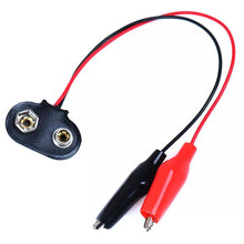 15CM 9V batterij klem naar alligator clip connector T - type voeding testlijn