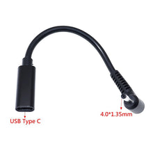 15cm USB - C (Female) naar 4.0*1.35mm (Male) adapter kabel voor laptop oplader
