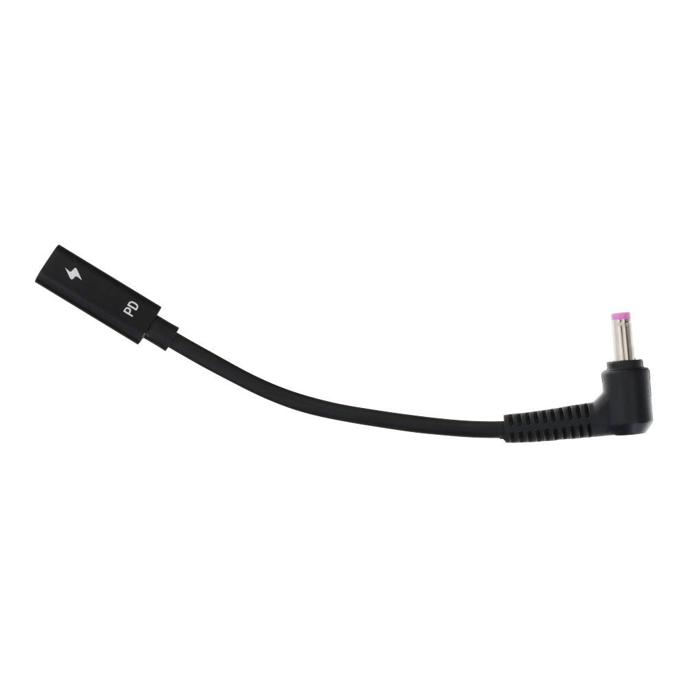 15cm USB - C (Female) naar 4.8*1.7mm (Male) adapter kabel voor laptop oplader