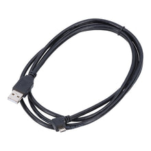 1.5M Micro USB rechte 90 graden hoek voor mobiele telefoon zwart