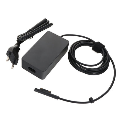 15V 4A 65W oplaadadapter met AC - stroomkabel voor Microsoft Surface Book/Pro 3/Pro 4/Pro 5/Pro 6 OEM zwart EU plug