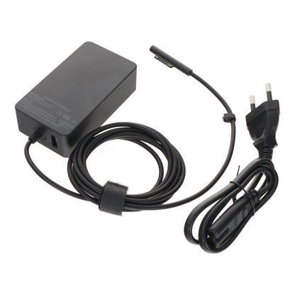 15V 4A 65W oplaadadapter met AC - stroomkabel voor Microsoft Surface Book/Pro 3/Pro 4/Pro 5/Pro 6 OEM zwart EU plug