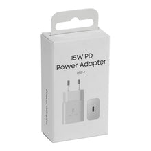 15W USB - C lader met verpakking voor Samsung wit OEM EU plug