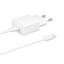 15W USB - C oplader met 1M 3A USB - C naar USB - C kabel voor Samsung EU stekker OEM wit