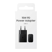 15W USB - C poort oplader met verpakking voor Samsung zwart OEM EU plug zonder logo - OEM Spares