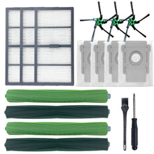 16 in 1 borstel + filter cartridge + stof opvangzak + schroevendraaier accessoires set voor iRobot Roomba S9 / S9+ HQ