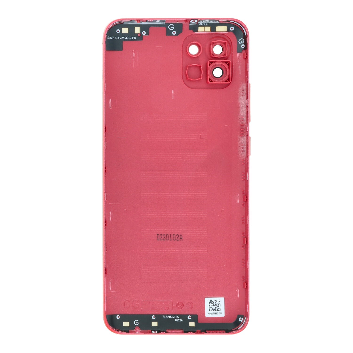 164mm batterij cover en back camera lens en bezel voor Samsung Galaxy A03 A035 A035F Africa/Azië/Midden - Oosten versie rood origineel