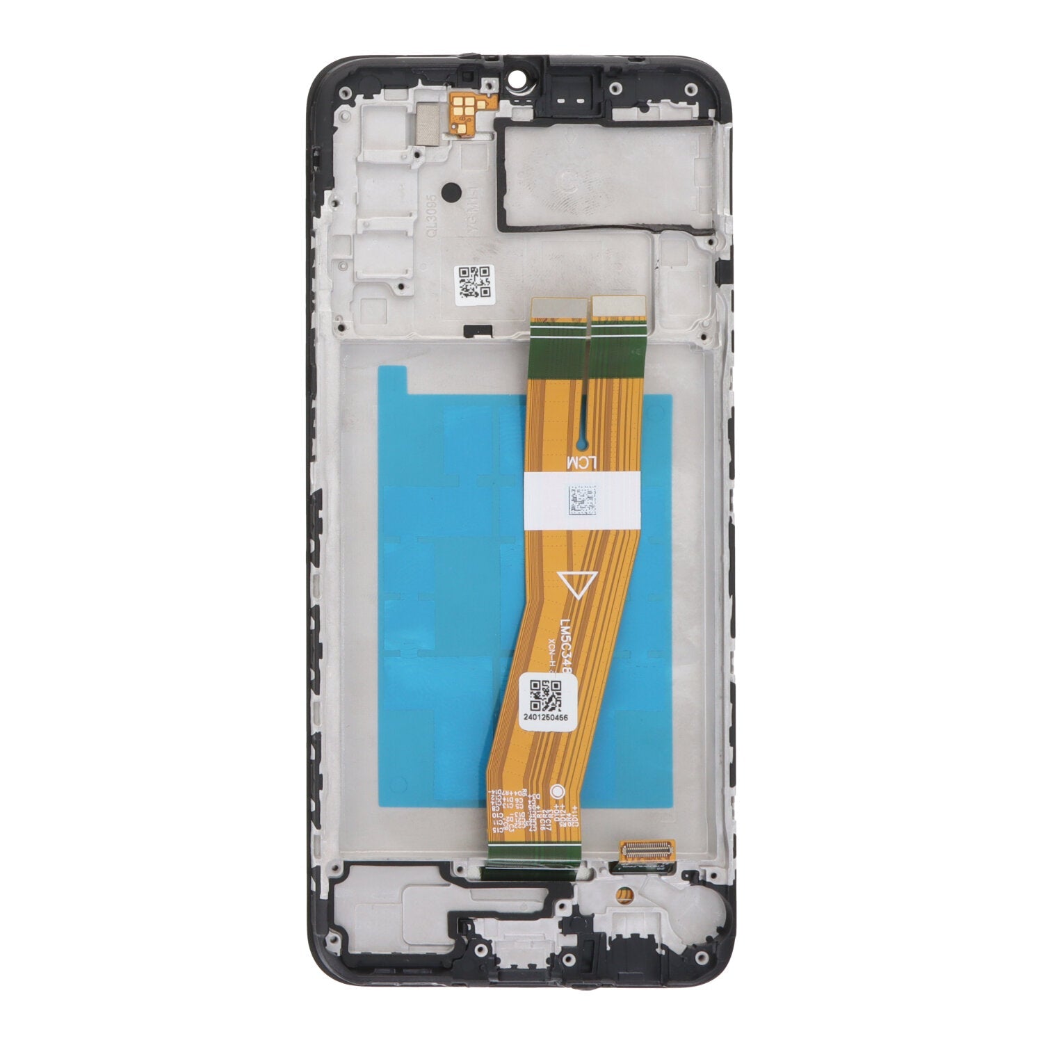 164mm display met frame voor Samsung Galaxy A02s A025F Azië/Midden - Oosten versie zwart origineel
