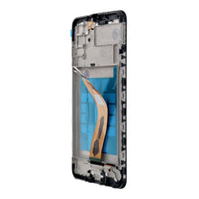 164mm Display met frame voor Samsung Galaxy A03s A037 A037F Afrika/Azië/Midden - Oosten versie zwart Origineel