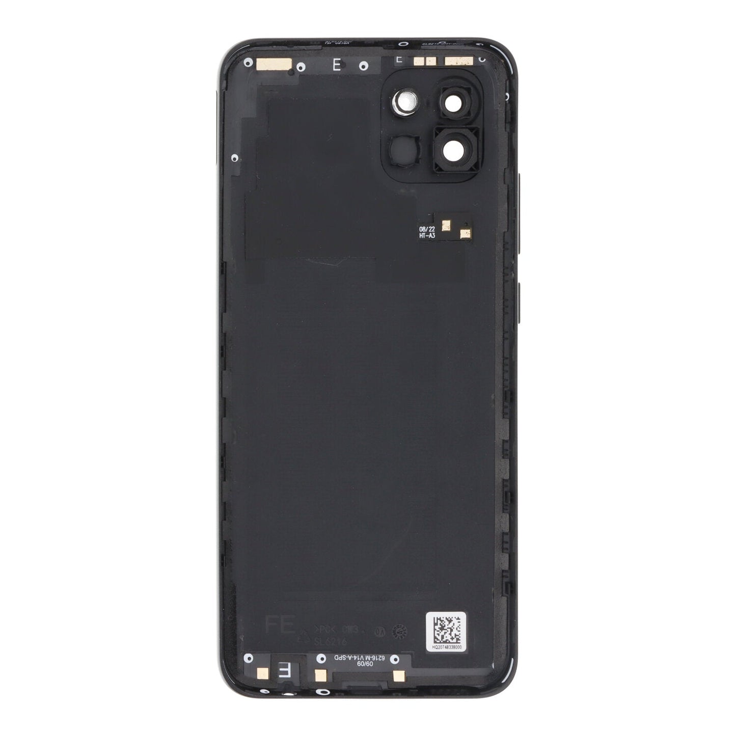 166mm batterij cover + back camera lens en bezel voor Samsung Galaxy A03 A035 A035G Europese versie zwart origineel