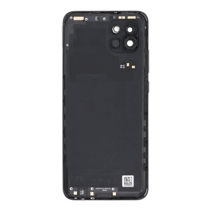 166mm batterij cover + back camera lens en bezel voor Samsung Galaxy A03 A035 A035G Europese versie zwart origineel